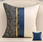 Home Fashion Splicing Stylish Pillow Cover Modern Touch for Decoration
