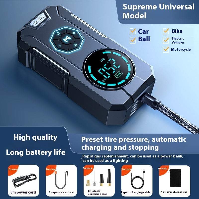 Car Wireless Air Portable Tire Inflator - Fast, Cordless, Compact.....