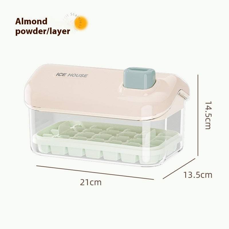 Large Capacity Ice Tray -Safe & easy, Food Grade One-click Press Maker