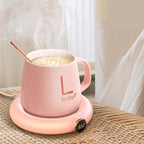 Coffee Mug Warmer --- Safe To Keep Your Drinks Hot with Smart Heating.