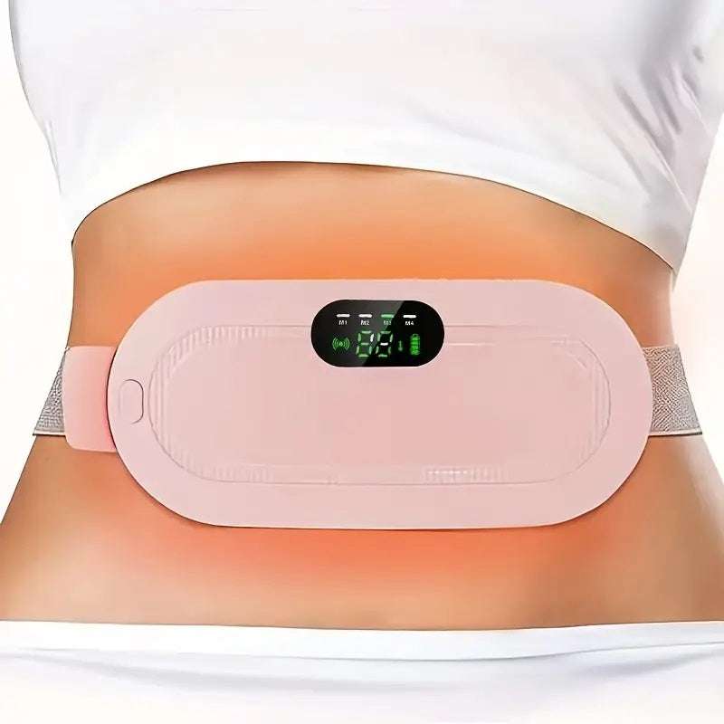 Portable Heating Pad, Cordless with 3 Heat Levels & 4 Massage Modes...