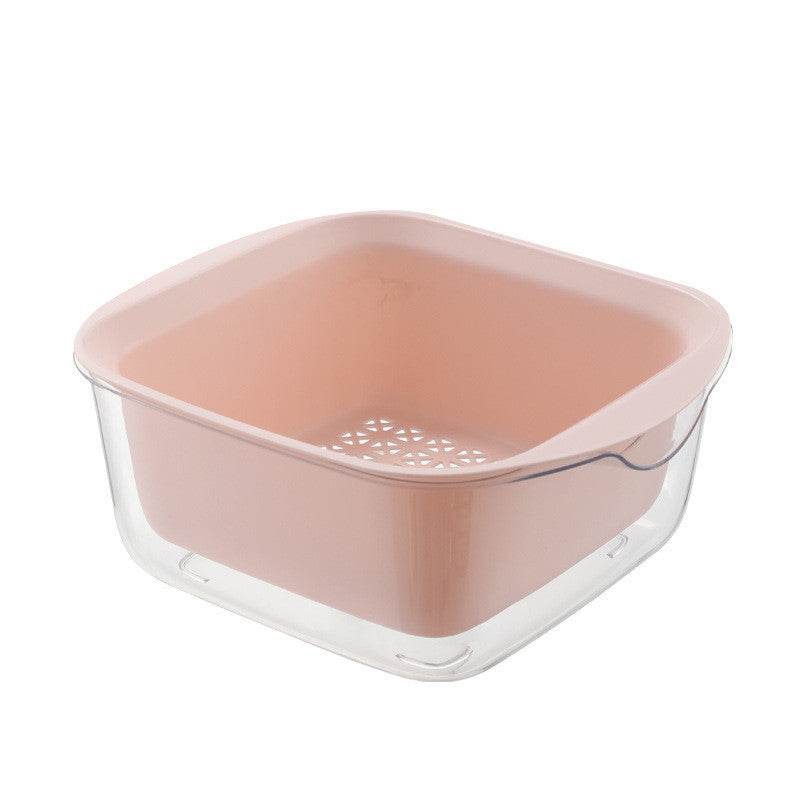 Double Deck Drain Basket --- The Safe Household Storage, easy to use .