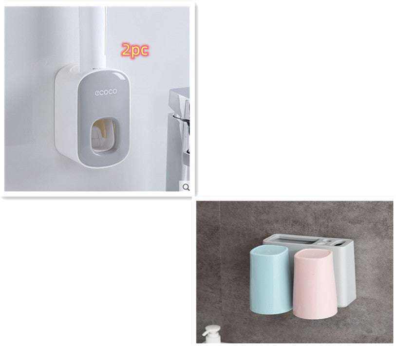 Wall Mounted Automatic Toothpaste Holder - Bathroom Setup Dispenser...