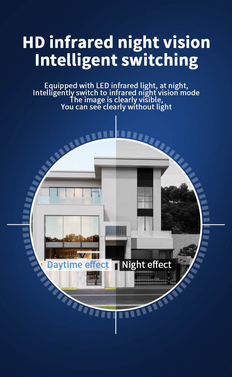 Wireless Smart Doorbell with HD Video, Motion Detection & 2-Way Audio.