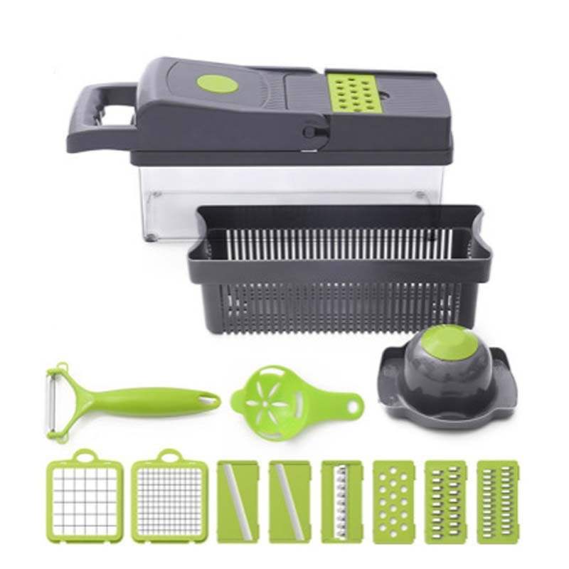 Vegetable and Silk Cutter -  Household Kitchen Gadgets Stainless Steel