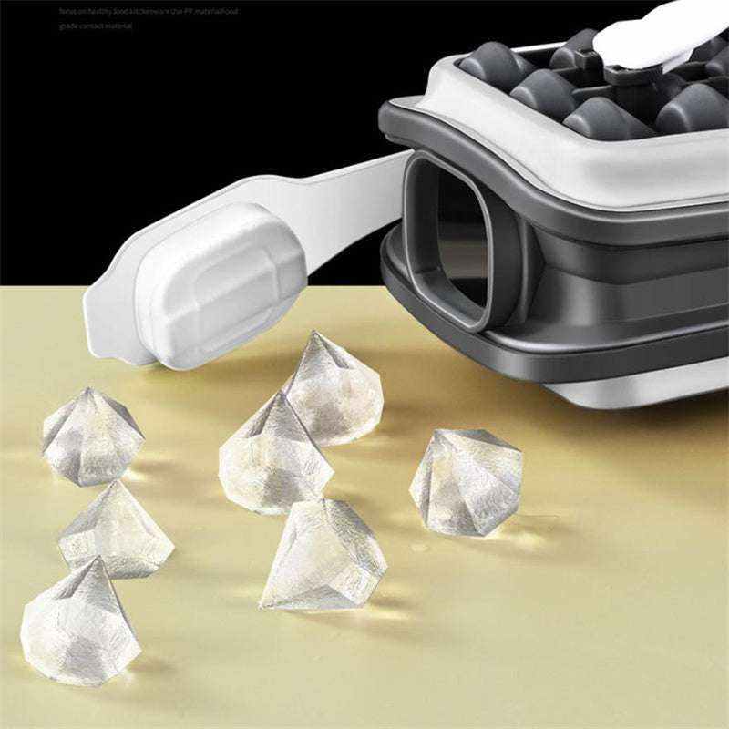 2in1 Portable Silicone Ice Ball MoldEasy Release Ice Maker for Whiskey