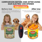 Electric Can Opener --- Automatic, Cordless, One Touch Kitchen Gadget.