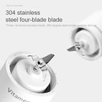 Portable Blender Juicer - Safe USB Rechargeable 350ml Smoothie Mixer .