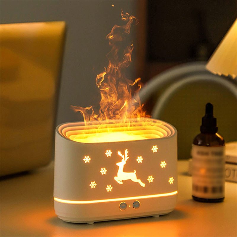 Elk Flame Humidifier This Diffuser offers  for Christmas Atmosphere...