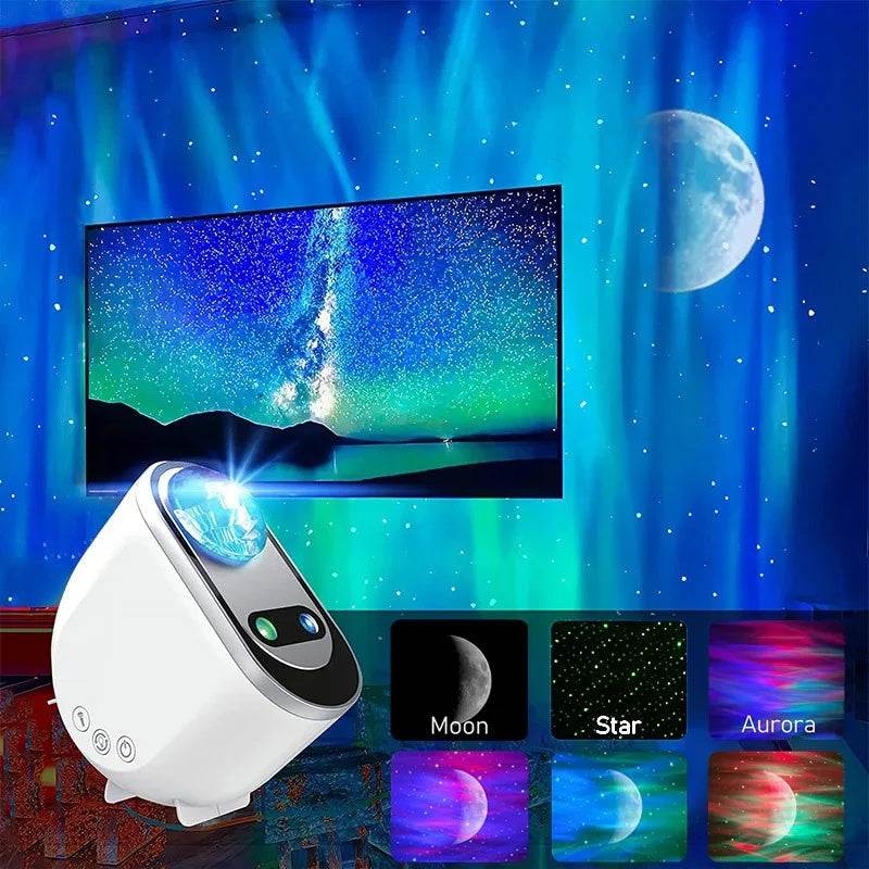 Aurora Borealis Starlight Projectors Relaxing Galaxy Light for Bedroom