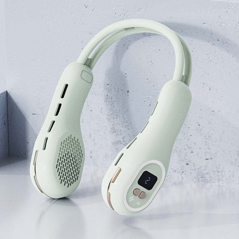 Silent Mini Usb Bladeless Hanging Neck Fan - The Easy & Safe LED Light