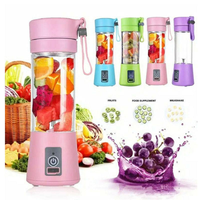 Portable Blender -- Safe USB Rechargeable Mini Juicer for Smoothies ..