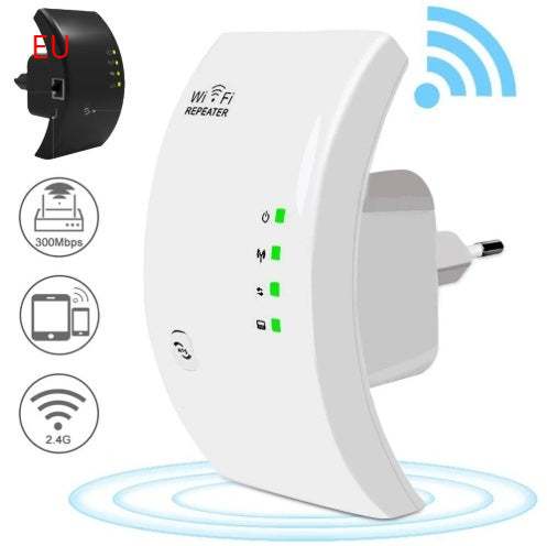 Wireless Repeater – Boost Wifi Signal and Extend Coverage Seamlessly..