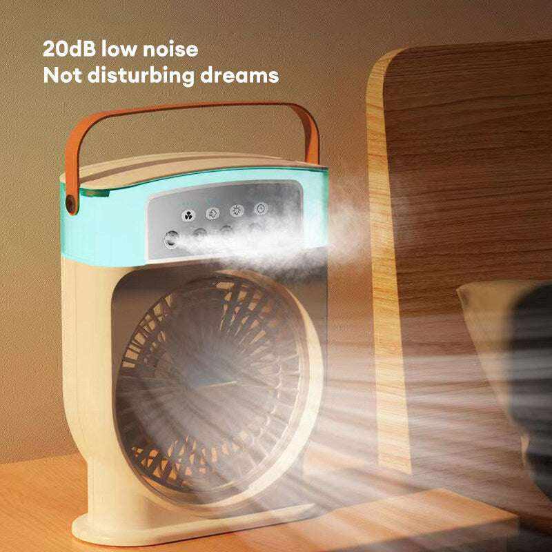 Portable USB Air Conditioner Mini Personal Cooling Fan for Home Office