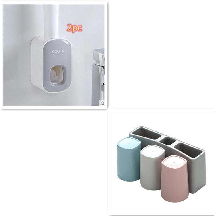Wall Mounted Automatic Toothpaste Holder - Bathroom Setup Dispenser...