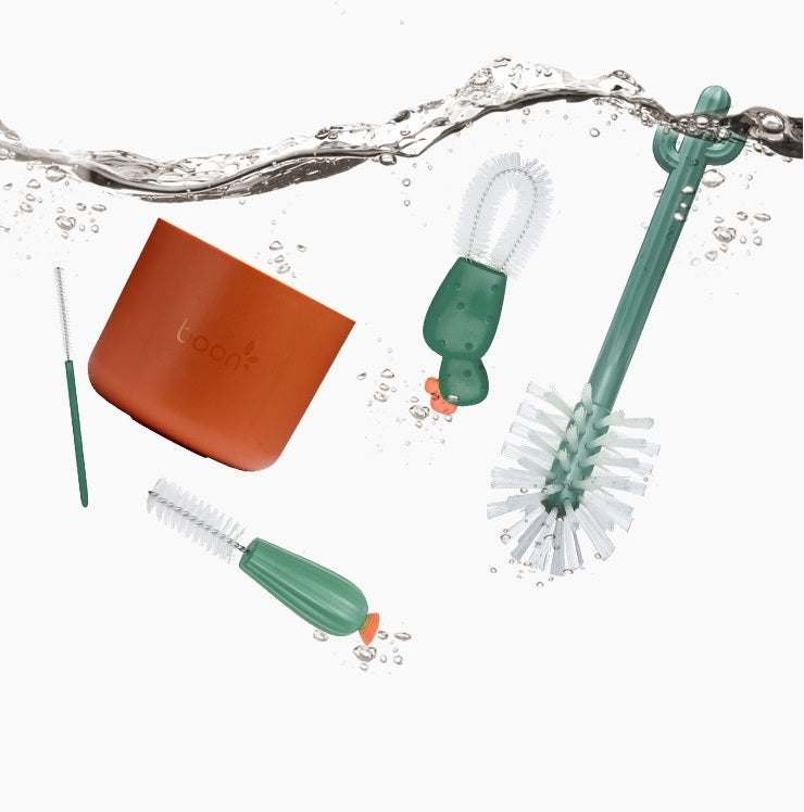 Multifunctional Nylon Cleaning Cactus Bottle Brush -The Safe Brush Set