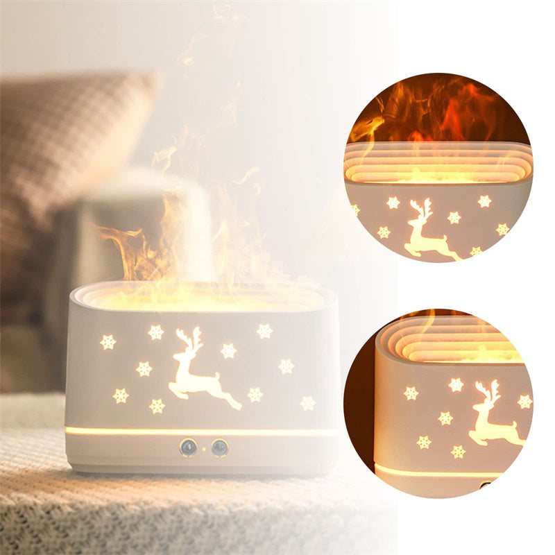 Elk Flame Humidifier This Diffuser offers  for Christmas Atmosphere...
