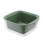Double Deck Drain Basket --- The Safe Household Storage, easy to use .