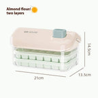 Large Capacity Ice Tray -Safe & easy, Food Grade One-click Press Maker