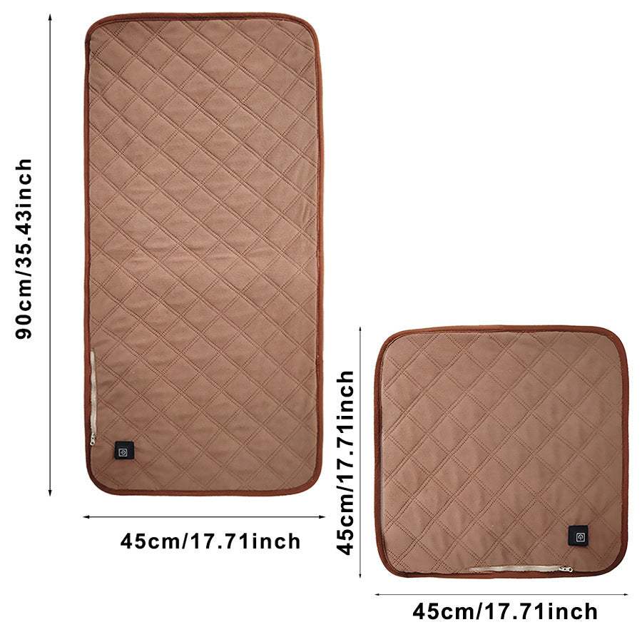 Sleeping Bag Heating Pad -- Durable USB Smart Cushion Winter Gadgets .