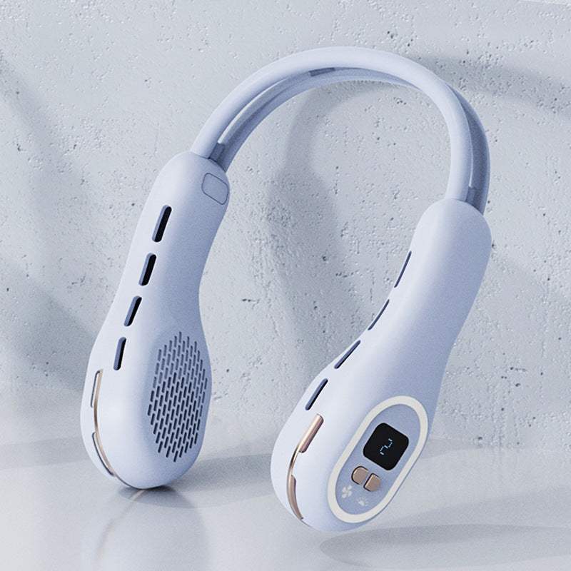 Silent Mini Usb Bladeless Hanging Neck Fan - The Easy & Safe LED Light