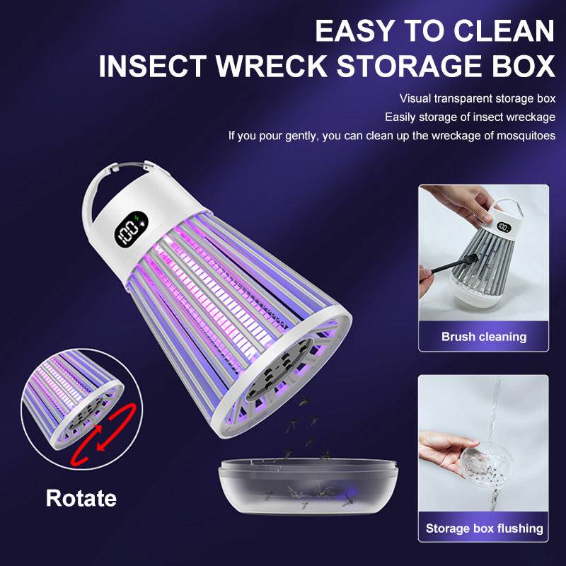 Digital Display Mosquito Killer Lamp - The Safe Effective Outdoor Trap