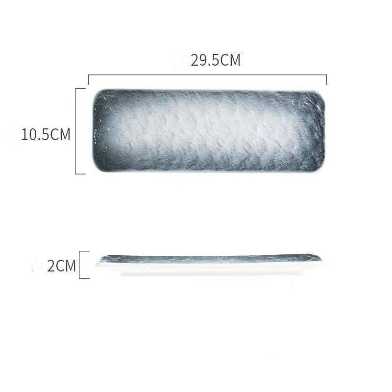 Nordic Ceramic Plate - Momei Home Creative Stone Pattern Plates.......