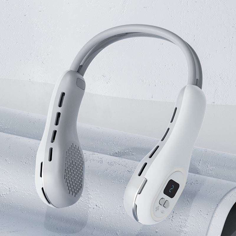 Silent Mini Usb Bladeless Hanging Neck Fan - The Easy & Safe LED Light