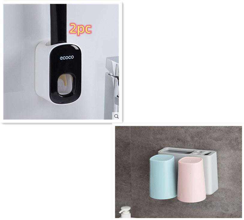 Wall Mounted Automatic Toothpaste Holder - Bathroom Setup Dispenser...